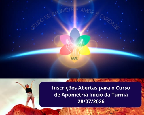 Inscrições Abertas para o Curso de Apometria